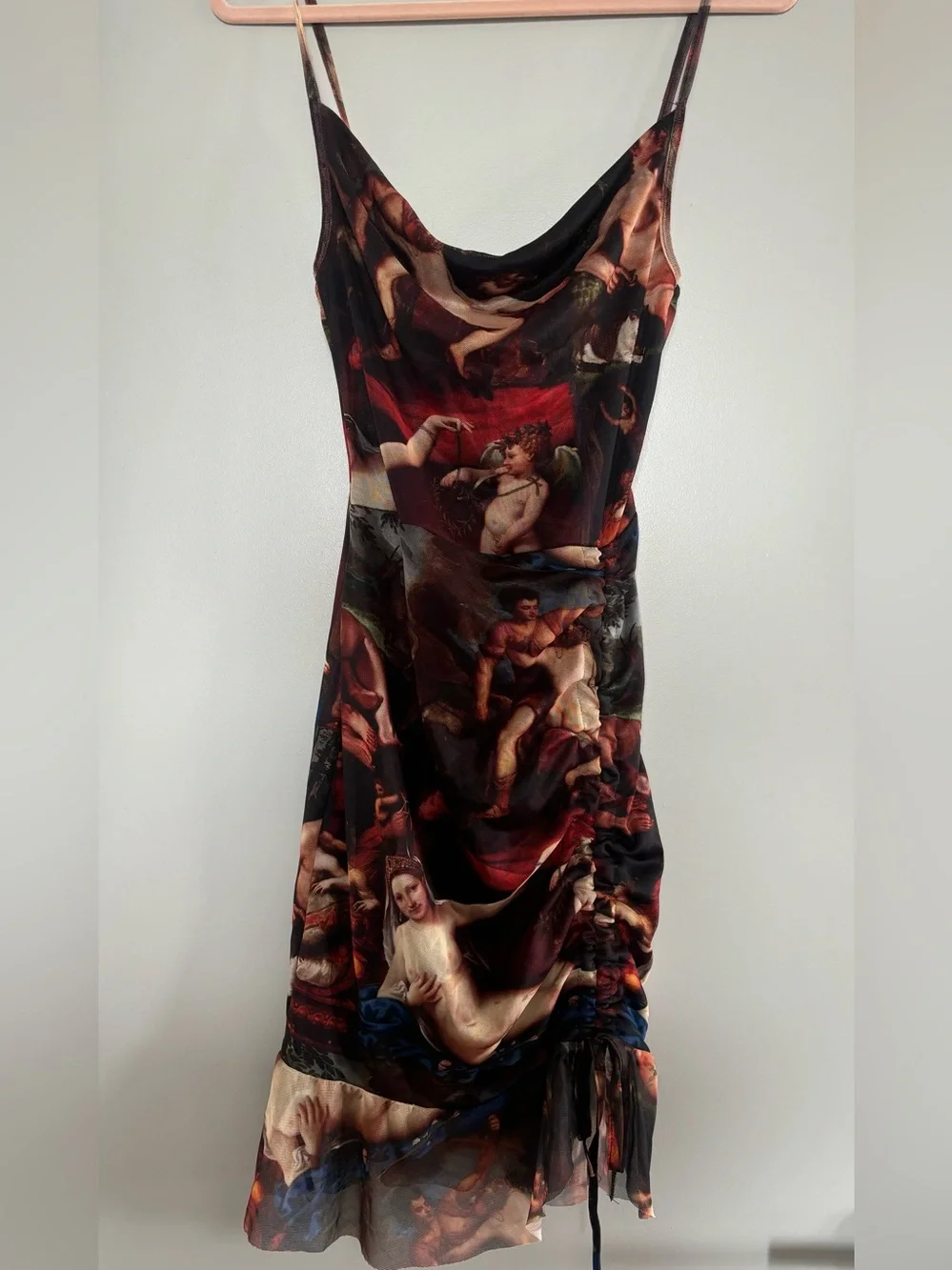 Renaissance print mini dress - Picture 1 of 3